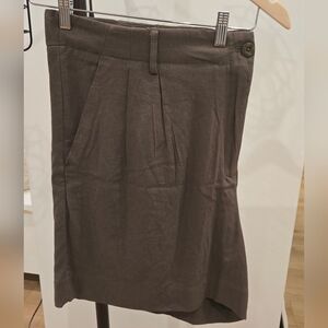 Dex Women's Brown Pencil Shorts